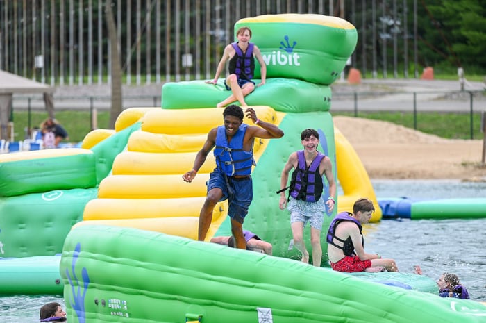 Guests enjoying Adventure Island