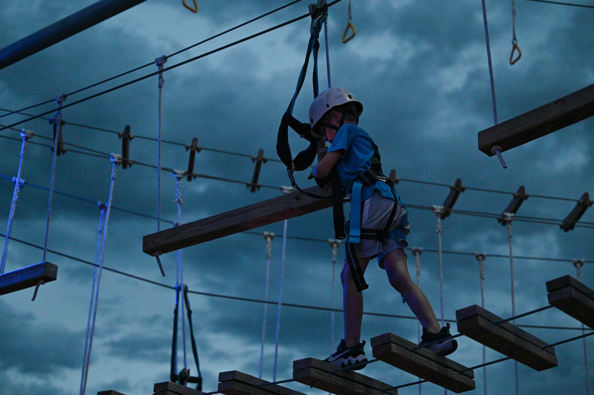 Night climb