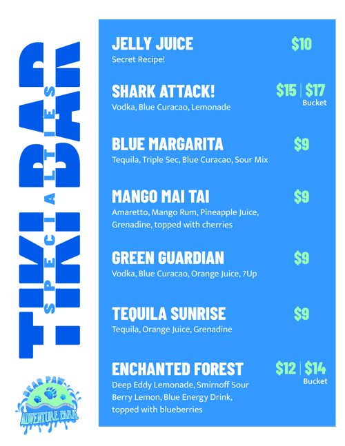 tiki bar specialties